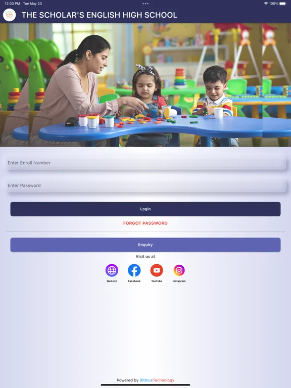 SCHOLAR'S ENGLISH HIGH SCHOOL iPad  سکرین شاٹس