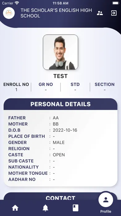 SCHOLAR'S ENGLISH HIGH SCHOOL سکرین شاٹس