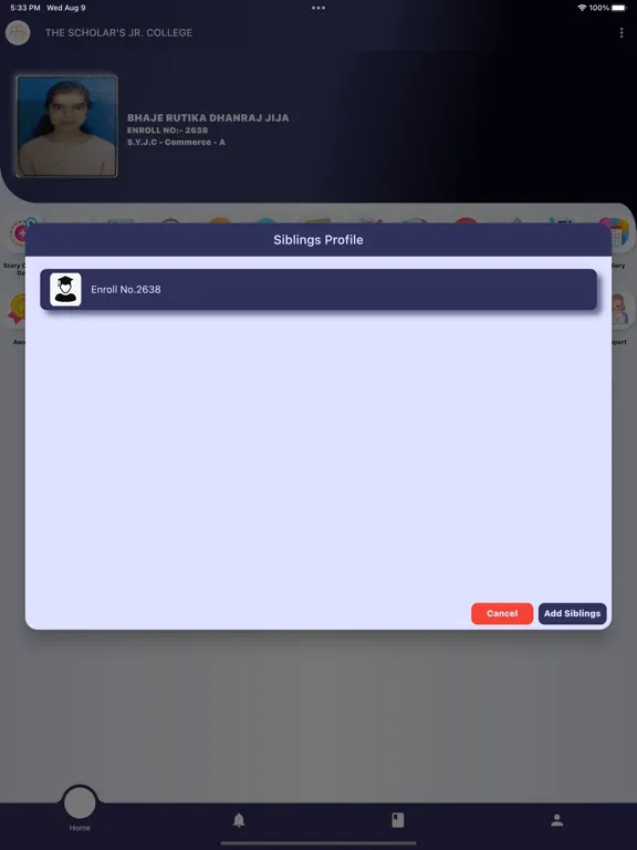 THE SCHOLAR'S JR. COLLEGE iPad  Screenshots