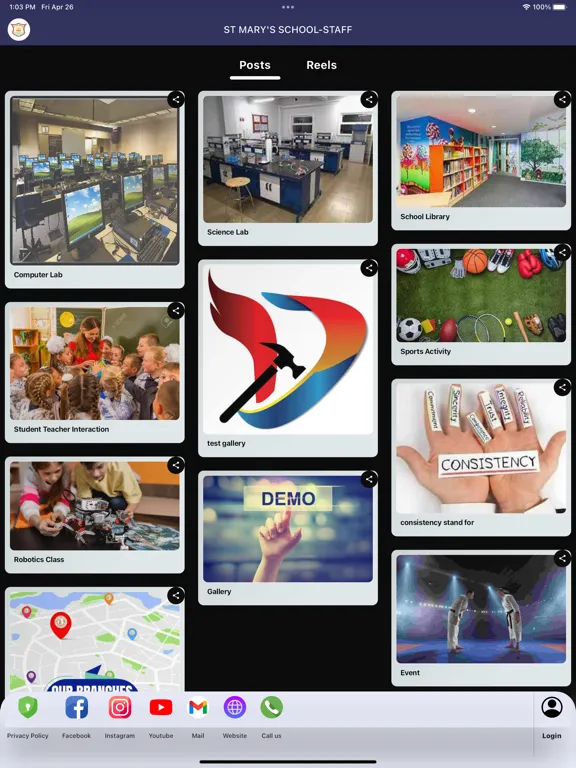 Zrzuty ekranu STAFF (ST MARY'S SCHOOL) iPad 