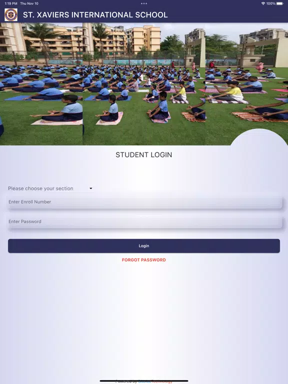 St.Xavier's iPad  Screenshots