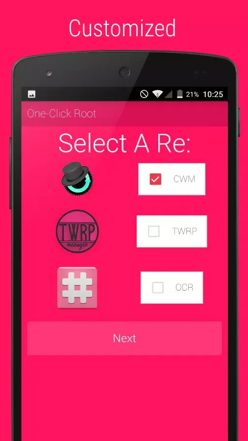 One-Click Root スクリーンショット