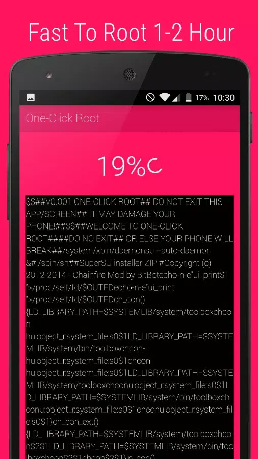 One-Click Root スクリーンショット