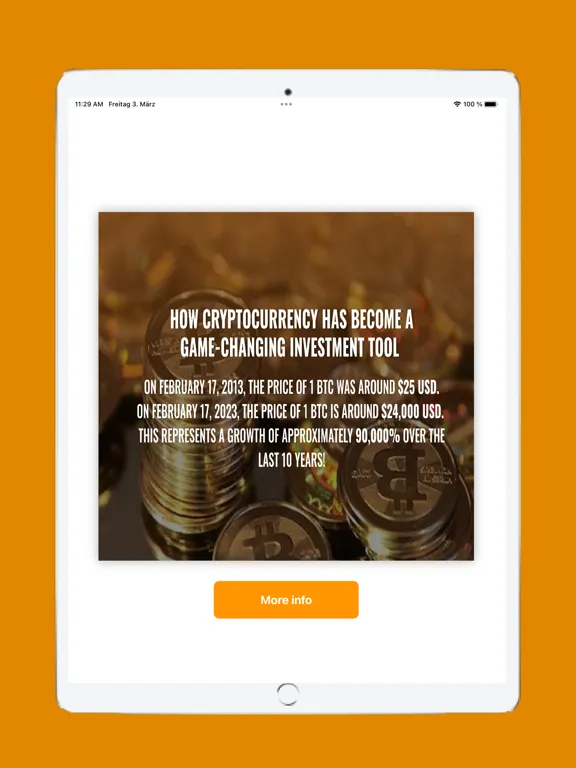 Bitcoin: Code crypto investing iPad 应用截图