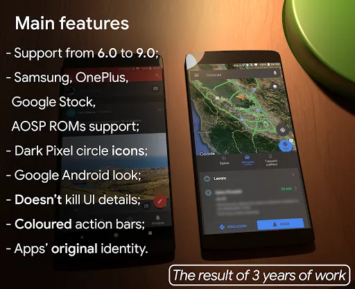 aospUI Gray, Substratum Dark t स्क्रीनशॉट