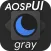 aospUI Gray, Substratum Dark t