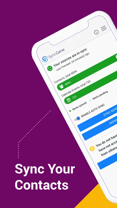 Screenshot di SyncGene Sync Contact Calendar