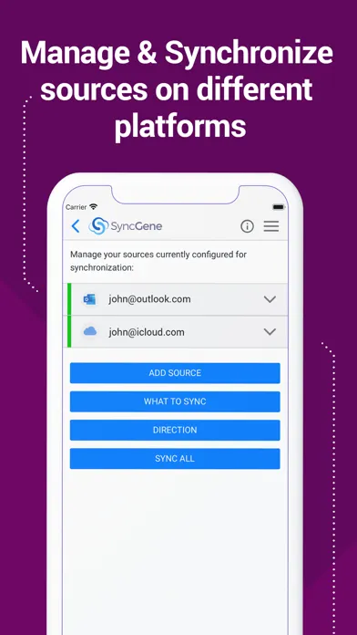 Screenshot di SyncGene Sync Contact Calendar