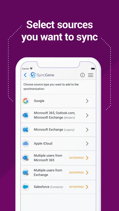 Screenshot di SyncGene Sync Contact Calendar