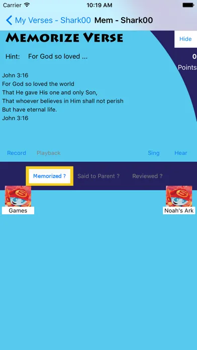 Memory-SS Screenshots