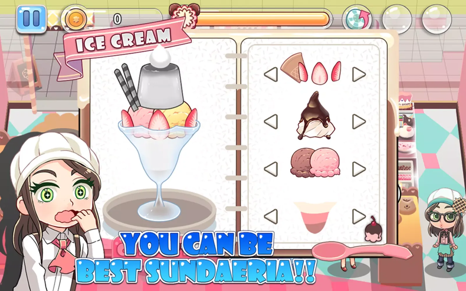 Jean's Sundaeria Screenshots