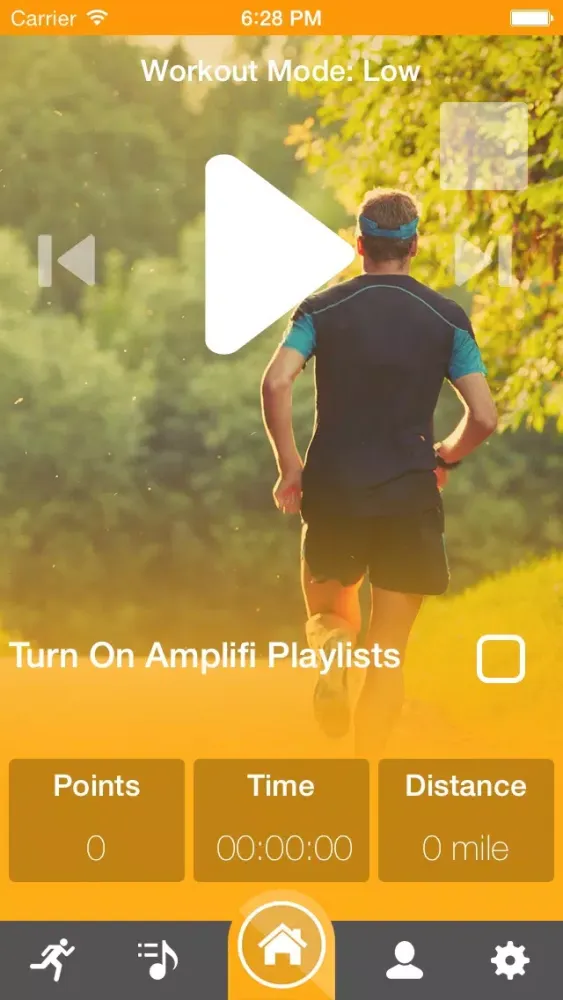 Ảnh chụp màn hình của Amplifi Fitness
