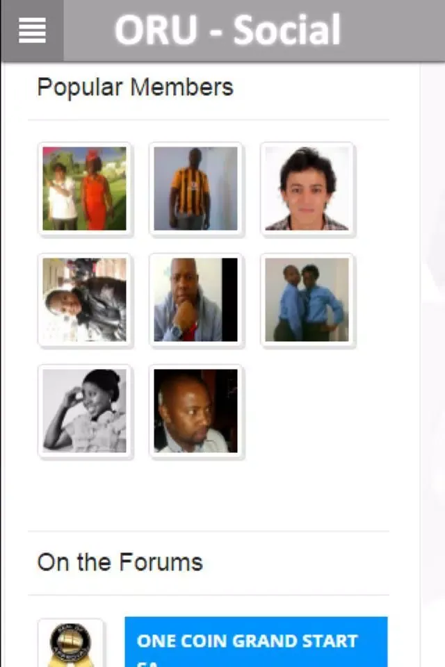 ORU SOCIAL Screenshots