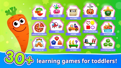 Capturas de tela do Educational Games for Kids!
