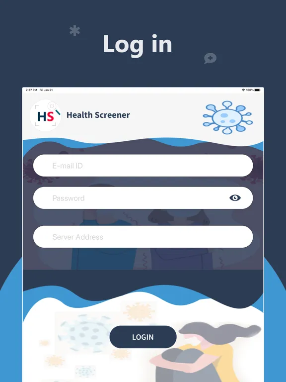 Health Screener iPad  스크린샷