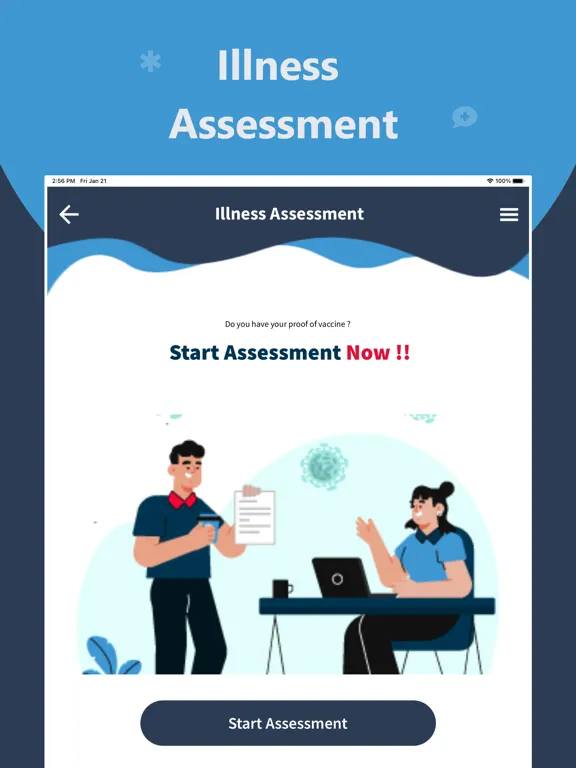 Health Screener iPad  스크린샷