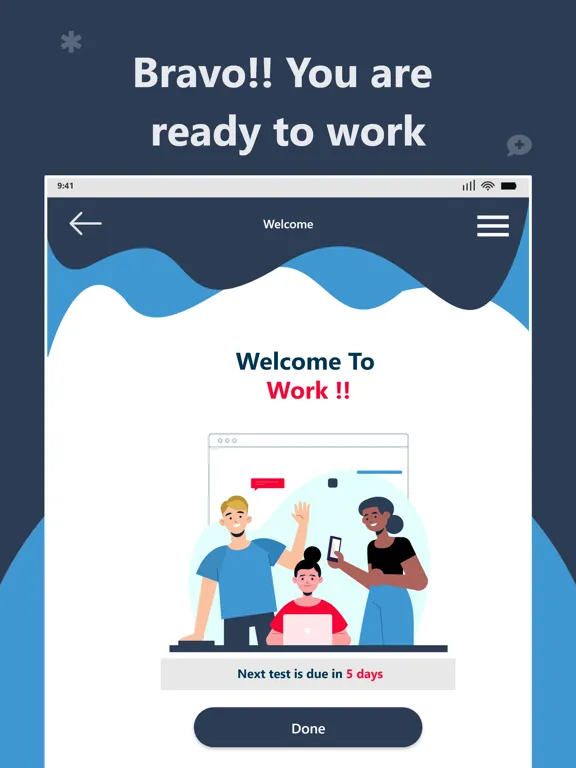 Health Screener iPad  스크린샷
