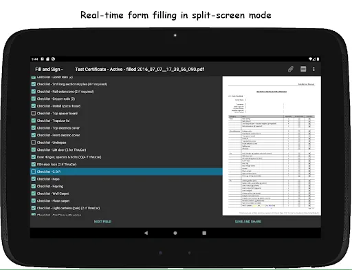 Fill and Sign PDF Forms Screenshots