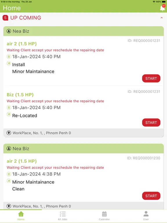 AirCon Repairer iPad 应用截图