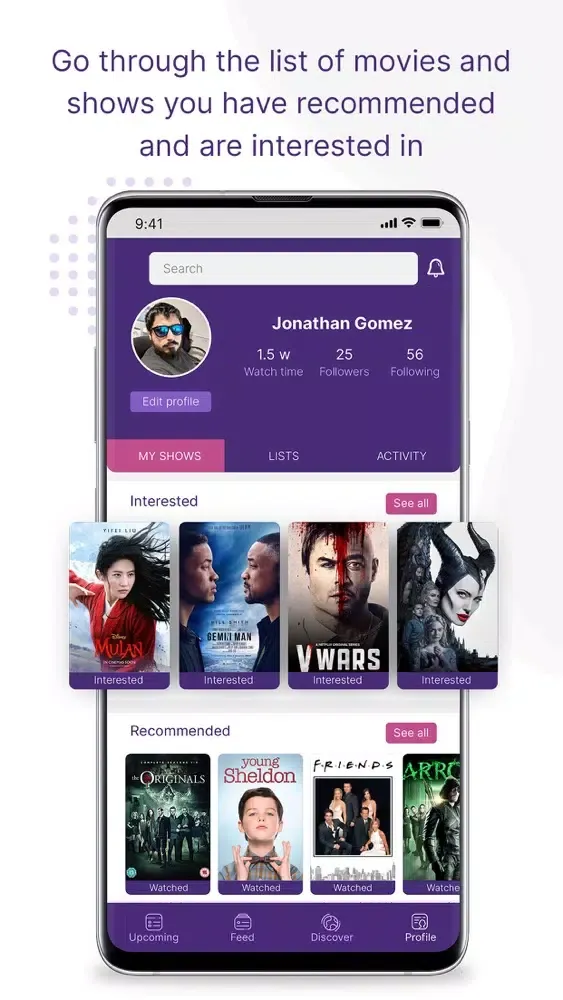 Clapboard - Movies & TV Screenshots