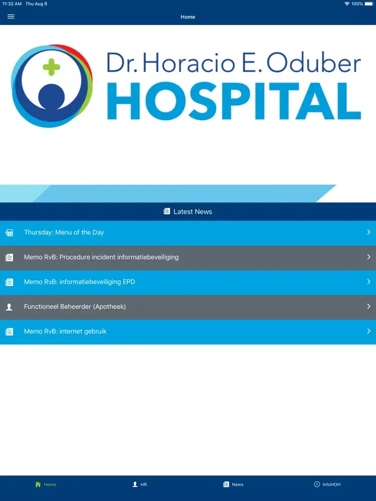 Скриншоты HOH App iPad 