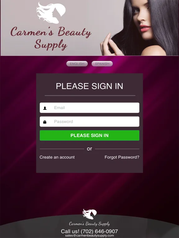 ภาพหน้าจอของ Carmen's Beauty Supply iPad 