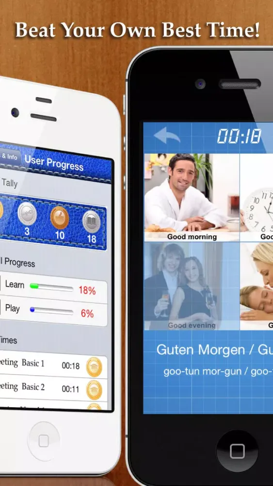 Learn&Play German FREE ~easier & fun! This quick, powerful gaming method with attractive pictures is better than flashcards スクリーンショット