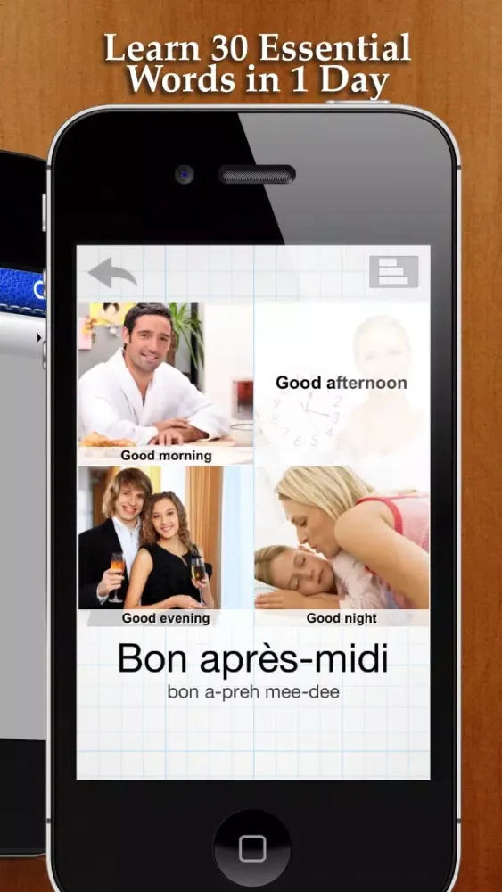 Capturas de tela do Learn&Play French FREE ~easier & fun! This quick, powerful gaming method with attractive pictures is better than flashcards