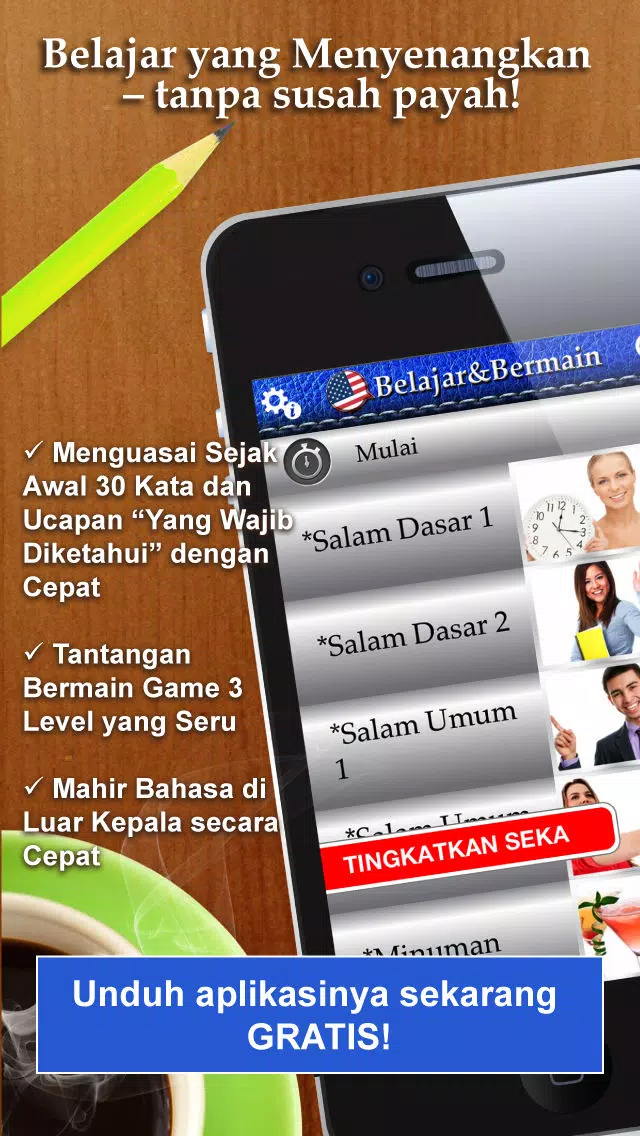 Belajar&Bermain Inggris GRATIS ~ lebih mudah & menyenangkan. Dengan metode permainan yang efektif, lebih baik dibandingkan menggunakan flashcard. Screenshots
