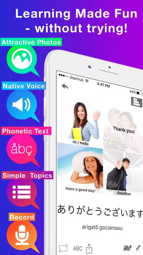 Ảnh chụp màn hình của Learn Spanish, French, German