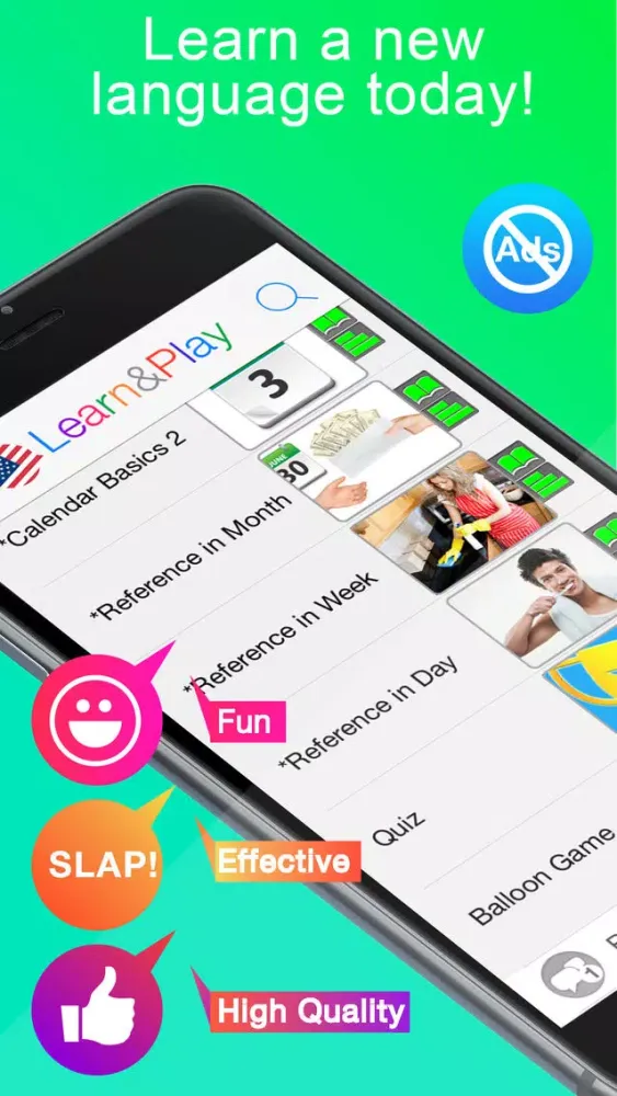 Ảnh chụp màn hình của Learn Spanish, French, German