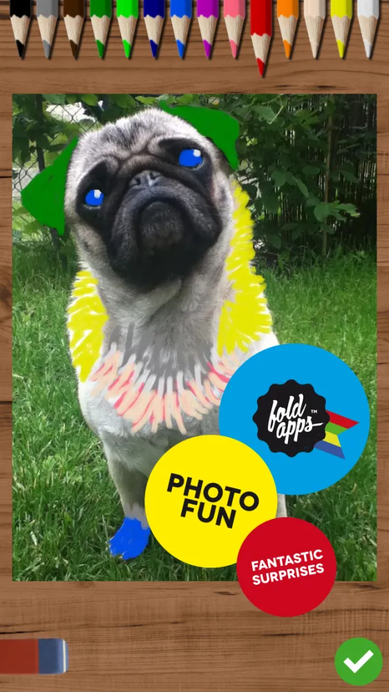 FingerPaint Cam - playing together creatively with FoldApps應用截圖