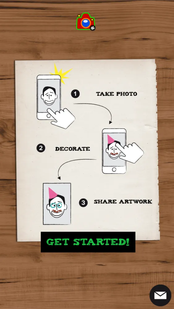 FingerPaint Cam - playing together creatively with FoldApps應用截圖