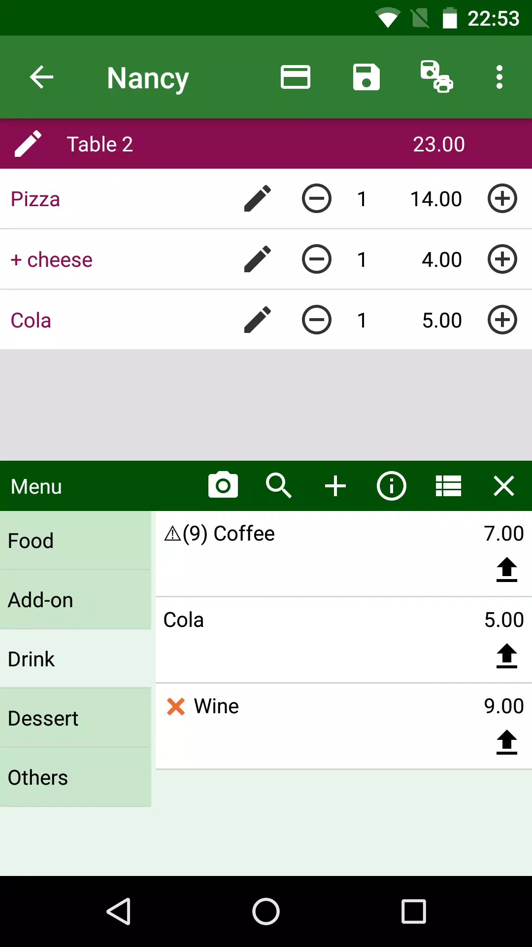Didan cafe & restaurant pos Screenshots