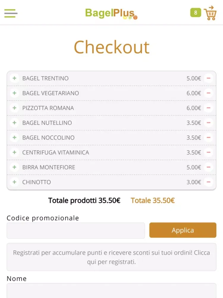 BagelPlus iPad  سکرین شاٹس