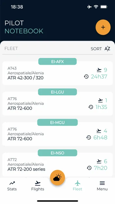 Ảnh chụp màn hình của Pilot Notebook