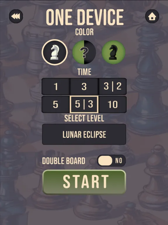 Tangkapan layar ChessDash iPad 