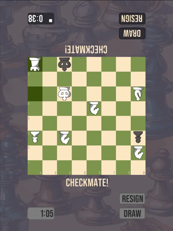 Tangkapan layar ChessDash iPad 