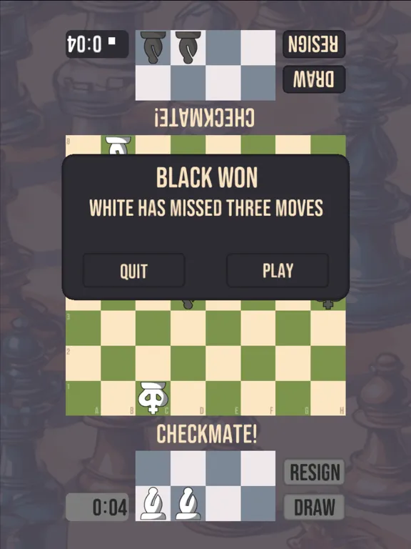 Tangkapan layar ChessDash iPad 