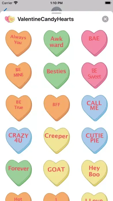 Happy Valentine Candy Hearts Screenshots