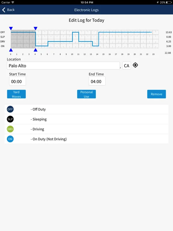 RoadReady Pro Fleet ELD/AOBRD iPad  سکرین شاٹس