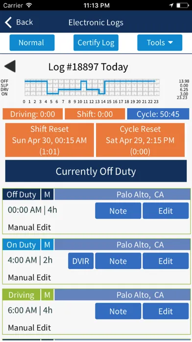 RoadReady Pro Fleet ELD/AOBRD سکرین شاٹس