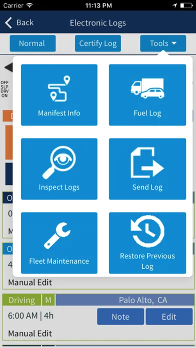 RoadReady Pro Fleet ELD/AOBRD سکرین شاٹس