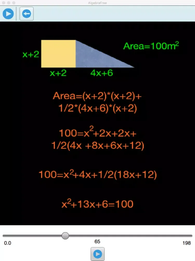 ภาพหน้าจอของ GCSE Algebra Sample (Edexcel and AQA Syllabuses) iPad 