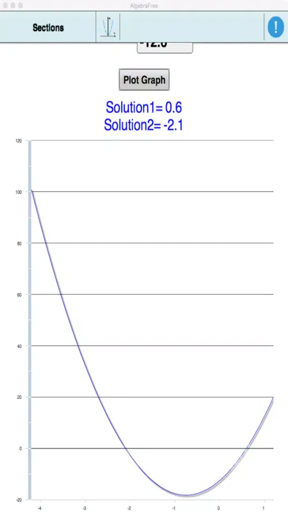 ภาพหน้าจอของ GCSE Algebra Sample (Edexcel and AQA Syllabuses)
