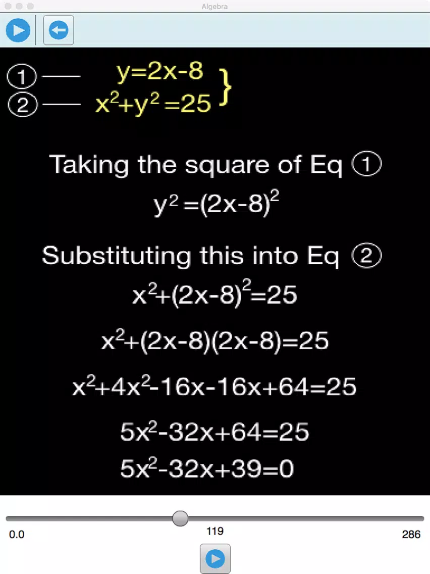 GCSE Algebra (Edexcel and AQA) iPad  Screenshots