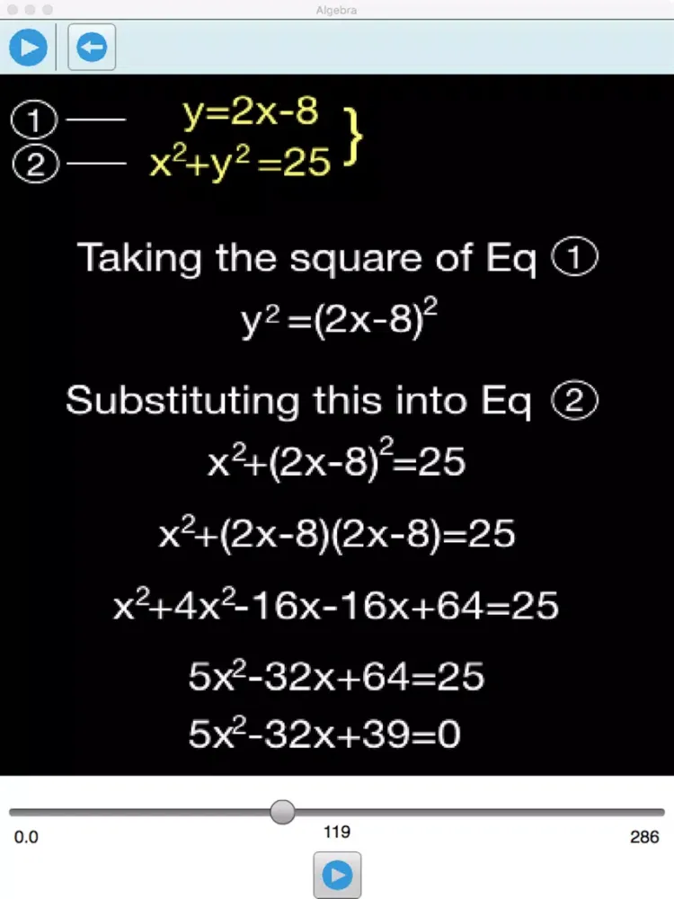 GCSE Algebra (Edexcel and AQA) iPad  スクリーンショット