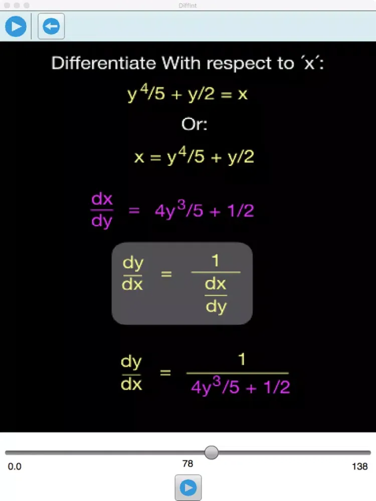 A & AS Level Differentiation iPad  Screenshots