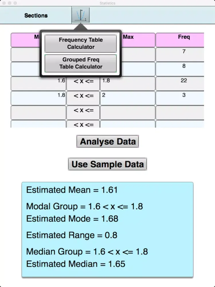 ภาพหน้าจอของ GCSE Stats and Probability iPad 