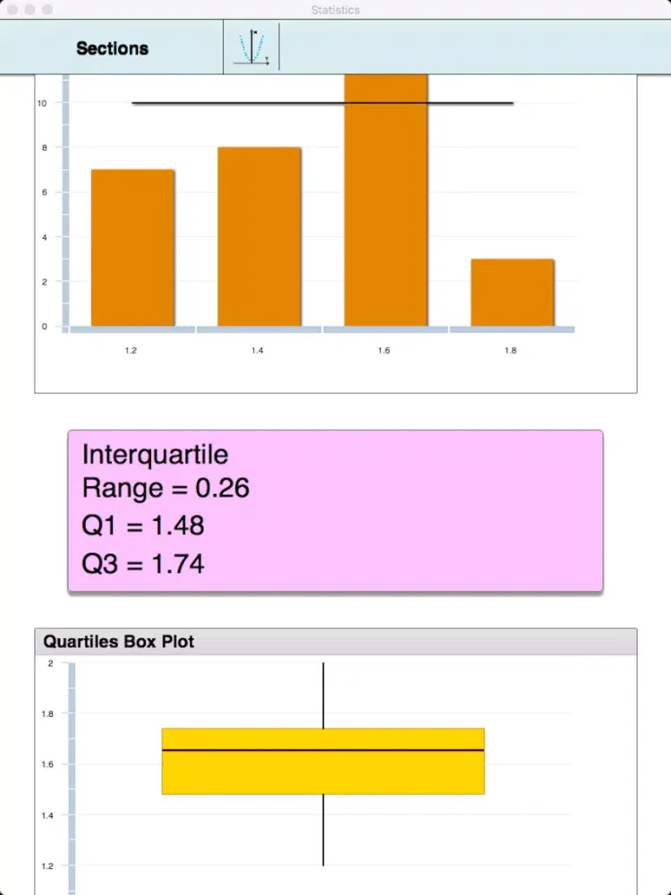 ภาพหน้าจอของ GCSE Stats and Probability iPad 